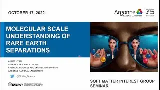 NSF's ChemMatCARS Soft Matter Interface Interest Group Seminar - 20221017