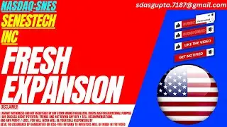 FRESH EXPANSION : SNES STOCK ANALYSIS | SENESTECH INC STOCK