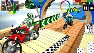 Impossible Stunts Bike Racing Games 2018: Sky Race || Gameplay Walkthrough / iOS, Android || 🏍 #2