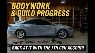 Prepping the 7th Gen Accord for Wrap! | Shop Vibes & Bodywork Update