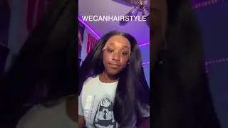 Wig hairstyle show do you love this hairstyle? #wig #wiginstall #blackwomenhairstyle #humanwig