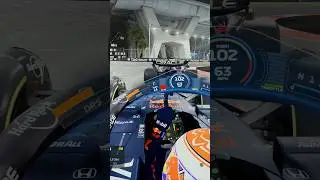 F1 25 Realistic HUD | TRACKNG DOWN TSUNODA | Max Verstappen Singapore GP #f125 #simracing #f1
