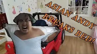 ASIAN ANDY BREAKING BED IN TOYS R US!!