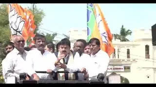 LIVE:BJP State President Shri N Ramchander Rao Pays Floral Tributes at Telangana Amaraveerula Stupam