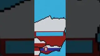 Chapitre 1- Timelapse Pays: #poland #polska #flag #timelapse #maps #minecraft