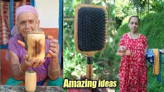 Wood& bamboo used daily useful products, Easy to make ||help for grandma 🥰
