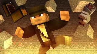 COLLAPSING GROUND TRAP! - Minecraft Tutorial