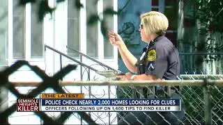 Police check nearly 2,000 homes looking for clues in Seminole Heights