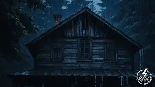 🔴Heavy Rain and Thunder Sounds for Sleeping 🌧 Dark Screen 🌧 Relaxing Rainstorm Ambiance