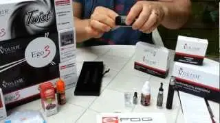 Electronic Cigarette Volish EGO3 Crystal + Liquinator, www.E-Fog.co.uk Shop UK