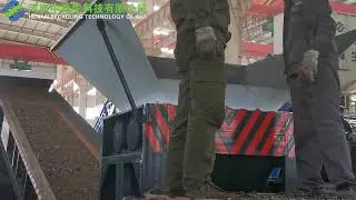 17 Henan Recycling Technology SC1280 crusher test for crushing metal shavings