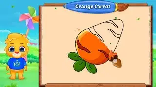fill the colour with objects|Lukas and friends #object #pictures #nursury kids @kidslearningvideos89