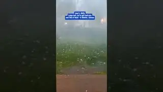 Large hail, up to golf ball size   and lots of the #tornado #weather #storm
