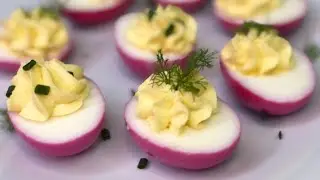 ANTIPASTO DI PASQUA 🐣 Uova sode, colorate e farcite - RICETTA FACILISSIMA !!