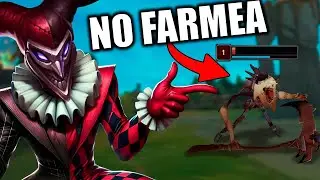 ¡NO PUEDE FARMEAR! La ESTRATEGIA del SHACO SUPPORT con SMITE es DIOS 😂