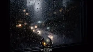 Rain on a Dark Window | Deep Sleep, Relaxation & Focus 12 HOURS