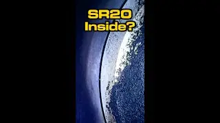 Inside An SR20 Engine With A Borescope Camera! #Shorts