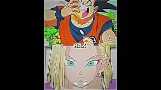 Goku vs Andro 18 XD #shorts