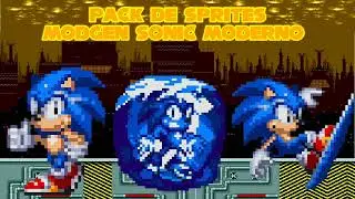 Pack de sprites Modgen Sonic Moderno 