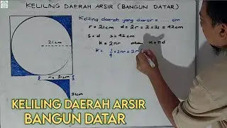 Cara Mudah Menghitung Keliling Daerah Arsir Bangun Datar