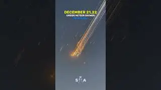 December Sky Is Exploding! 🌠 #meteor #events #space