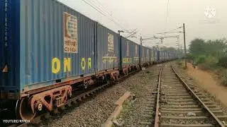 Indian Railways | WDG4 Twins | Concor Train | भारतीय रेल |