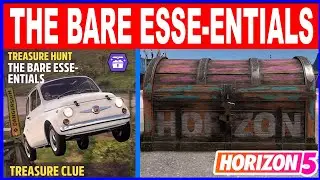 Forza Horizon 5 THE BARE ESSE-ENTIALS Treasure Hunt - Treasure Clue With a scorpion badge