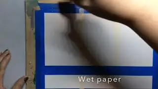 Basic Watercolour Painting with Leach - Gradients and Layers Mountains 1