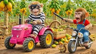 Monkey NaNa Farm Trip Turns Into CHAOS When a Cow Falls Into a Pond—His Smart Rescue Will Amaze You!