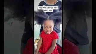 How i Prepoo my daughter&rsquo;s hair. #naturalhair #type4hair #afrohair #prepoo