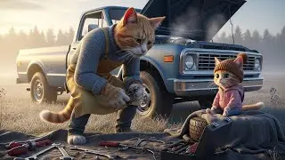 The Road Where Love Learned to Drive 🐱❤️ | Emotional Cat Journey