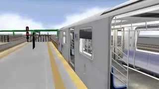 Openbve 2 train arrives and departs East 180th Street