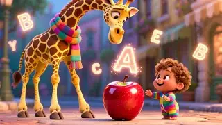 Spelling Street with Giraffe | Fun Learning Song for Kids | Toddler Educational Rhyme
