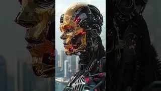 Watchers of Astraport Zenith #beautiful #robot #scifi #cyborg #city #psychedelic #electronicmusic