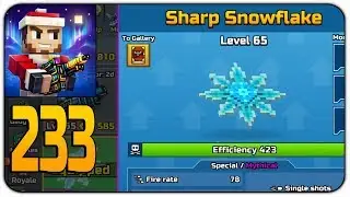 Pixel Gun 3D - Gameplay Walkthrough Part 233 - Sharp Snowflake