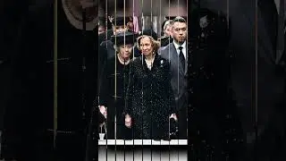 Queen sofia black dress of Spanish Royal family members #shortvideo