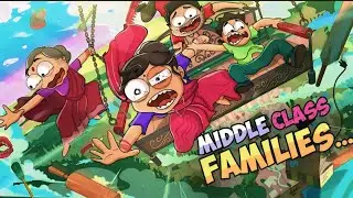Indian Middle Class families | Fights & Drama | HardToonz