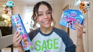 UNBOXING LITTLEST PET SHOP G7 SERIES 3 PET TRIO & PAIRS (Sage Bond is a dad?)