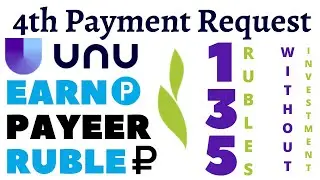 Earn Payeer Ruble | unu.im 4th payment request of 135 rubles