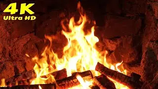 🔥 Fireplace Ambience Cozy Winter Nights. Fireplace Sounds Winter Dreams. Winter Fireplace Ambience,