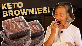 Dark Chocolate Keto Brownies - nut free and dairy free