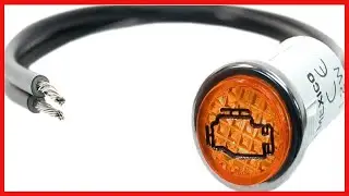 Amber Check Engine Indicator Light For Clean Dash Builds And CARB Compliance
