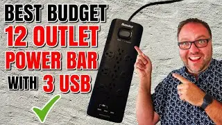 Best Budget 12 Outlet Surge Protector with USB - Huntkey Unboxing & Review - From Amazon