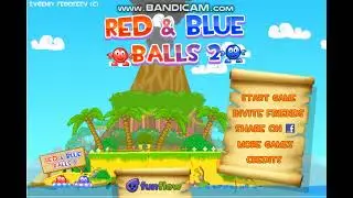 red & blue balls 2 music main screen & map & mine & red & blue balls 3