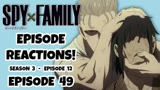SPY X FAMILY EPISODE 49 REACTION!!!  Season 3: Episode 12!