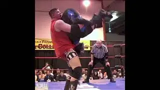 Kevin Steen Package Piledriver to Super Dragon