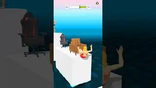 Squeezy Girl Fun Machine Left Reverse Jump #fun #mobilegame #amogus #shortsfeed #crush #shorts