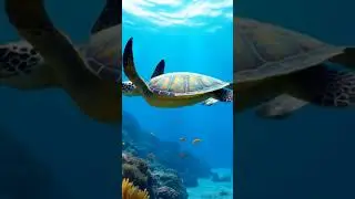 An underwater paradise teeming with vibrant marine life #reels #ai #funny #shorts