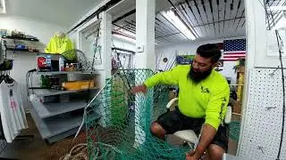 How to Make Pro Shark Landing Net Part 1 it's so hard getting it going it's a start most satisfying
