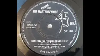 Ken Thorne And His Orchestra 'Theme From The Legion's Last Patrol' 1963 45 rpm